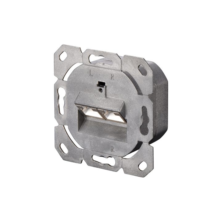 Digitus DN-9007-S-1 Power Outlet 2 x RJ-45 White