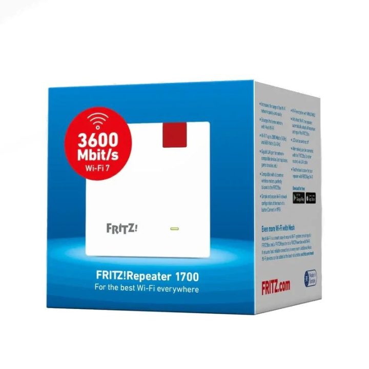 FRITZREPEATER 1700 EDITION INTERNATIONAL Network Repeater White