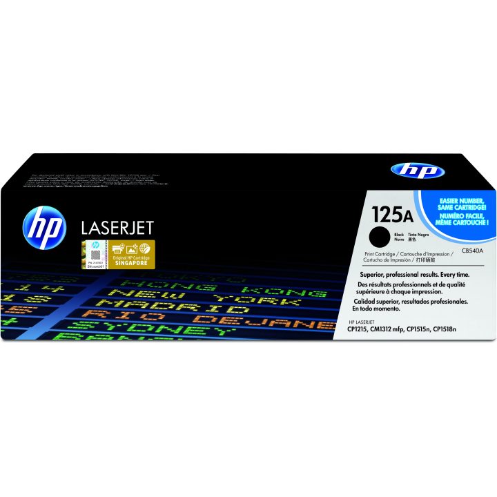 HP Cartucho de toner original LaserJet 125A preto