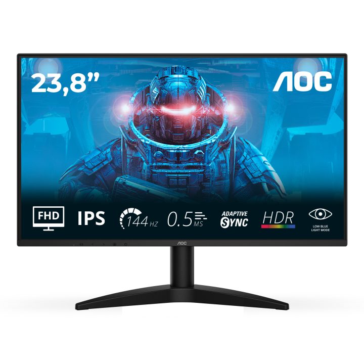 AOC B3 24B36X PC Monitor 23.8" 1920 x 1080 Pixels Full HD LED Black