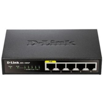 D-Link DES-1005P Unmanaged L2 Fast Ethernet (10/100) Power over…