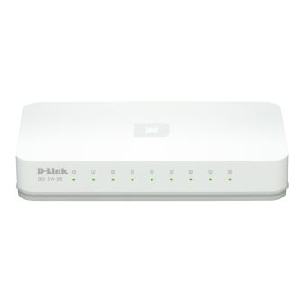 D-Link GO-SW-8E/E Unmanaged Fast Ethernet (10/100) Switch White