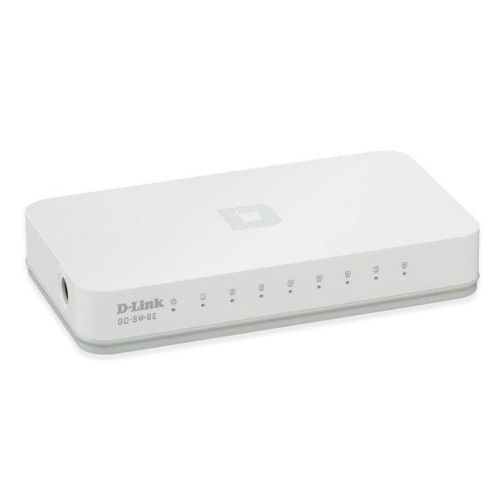 D-Link GO-SW-8E/E Unmanaged Fast Ethernet (10/100) Switch White