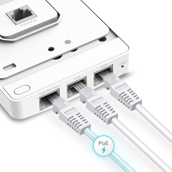 TP-Link Omada EAP235-Wall 1167 Mbit/s Branco Energia sobre Ethernet…