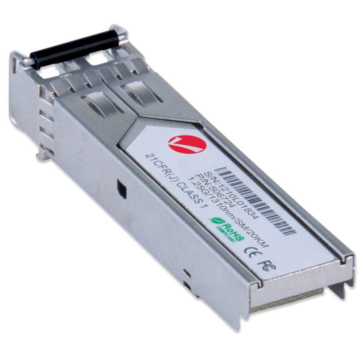 Intellinet Gigabit Fiber SFP Transceiver Module Mini-GBIC…