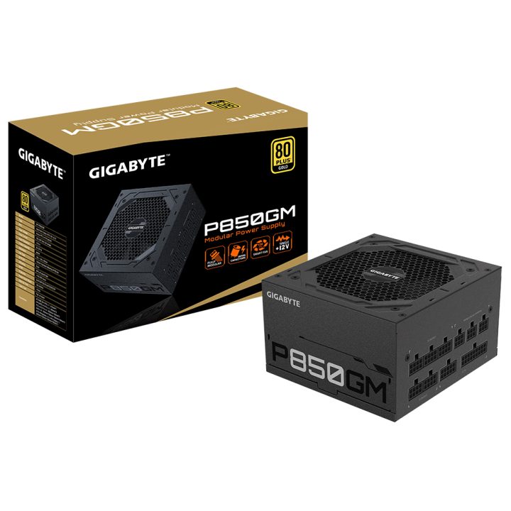 GIGABYTE P850GM Power Supply Unit 850 W 20+4 pin ATX ATX Black