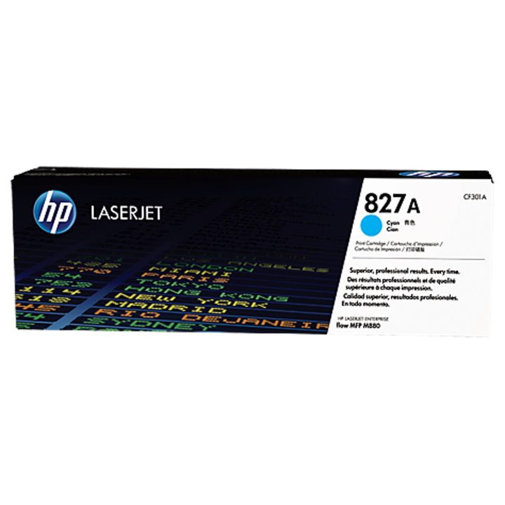 HP Original LaserJet 827A Cyan Toner Cartridge