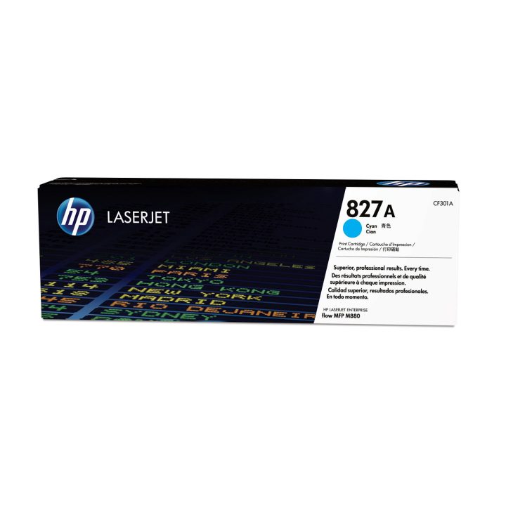 HP Original LaserJet 827A Cyan Toner Cartridge