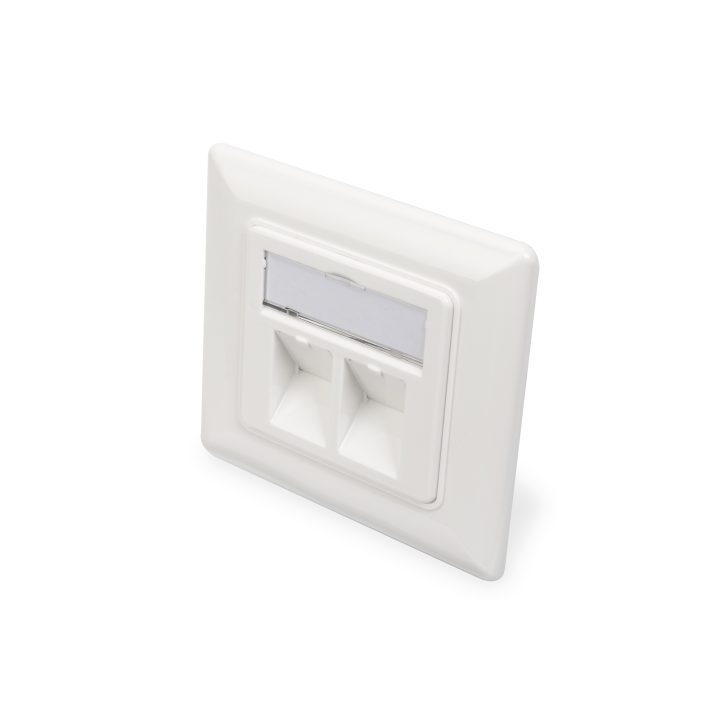 Digitus DN-93801-1 tomada de corrente RJ-45 Branca