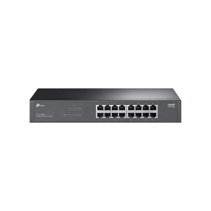 TP-Link LS1016G Unmanaged Gigabit Ethernet (10/100/1000) Switch Black