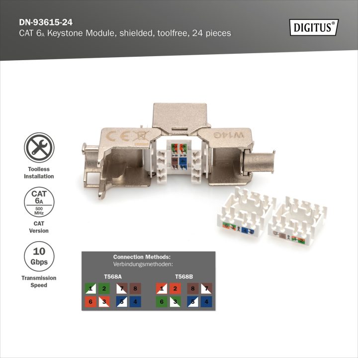DIGITUS DN-93615-24 módulo de conector de rede