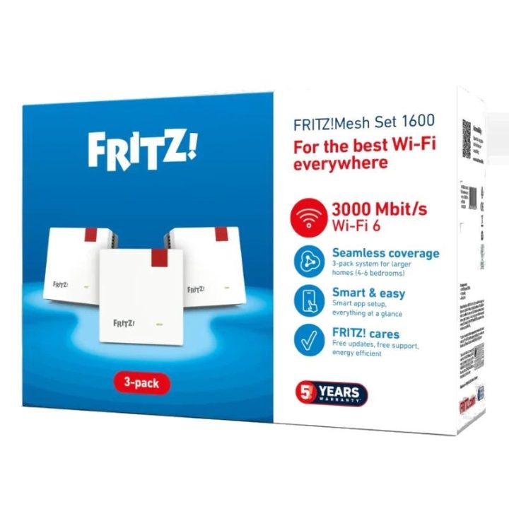 Mesh Set 20003127 sistema Wi-Fi Mesh (Wi-Fi em malha) Banda dupla…