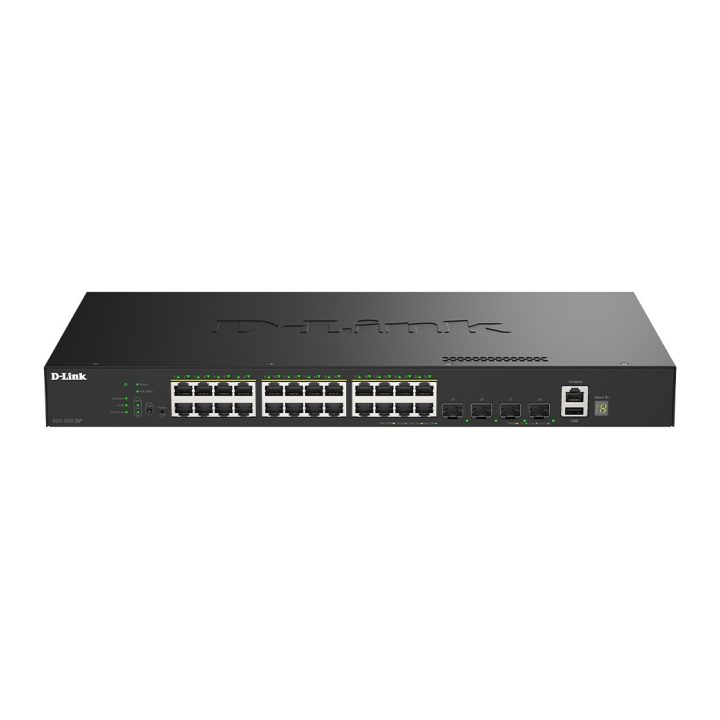 D-Link DGS-1530-28P/E Managed L2 Gigabit Ethernet (10/100/1000) Power…