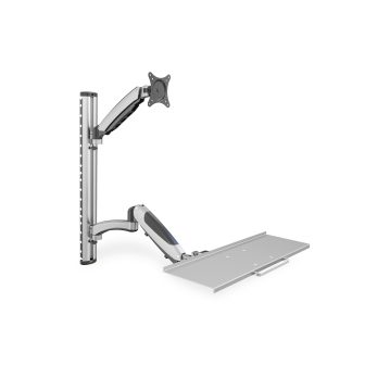 DIGITUS DA-90354 monitor stand 27" Silver