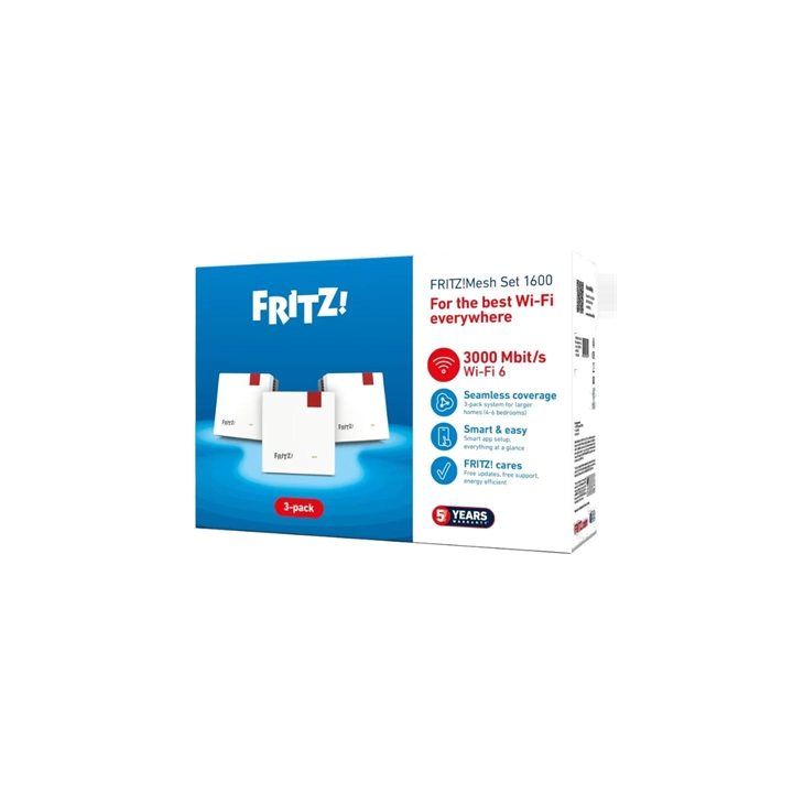 Mesh Set 20003127 sistema Wi-Fi Mesh (Wi-Fi em malha) Banda dupla…