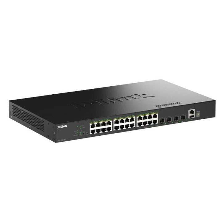 D-Link DGS-1530-28P/E Managed L2 Gigabit Ethernet (10/100/1000) Power…
