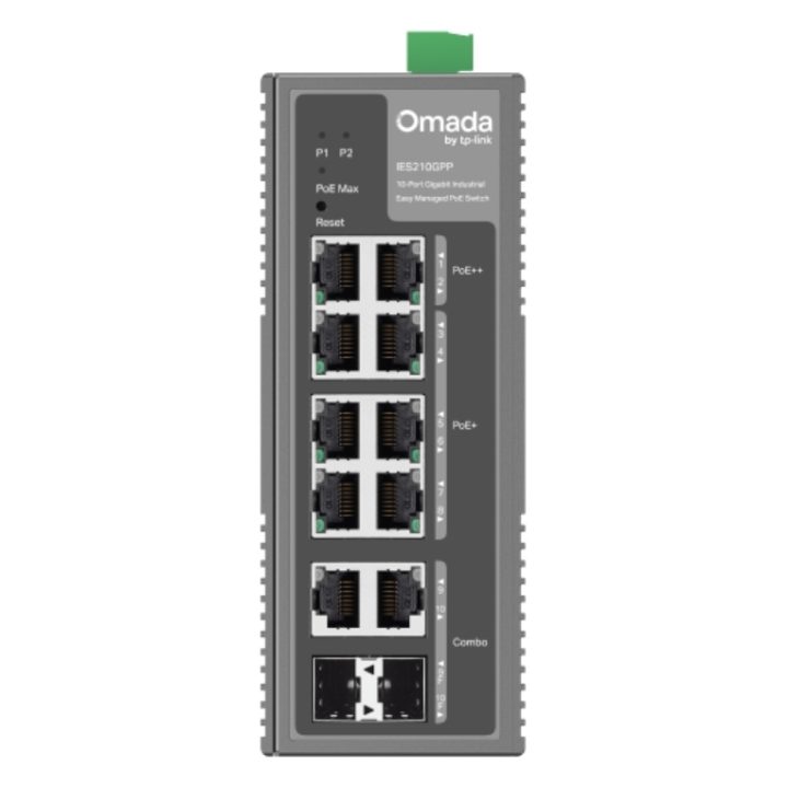 TP-Link Omada IES210GPP Managed Gigabit Ethernet (10/100/1000) Power…