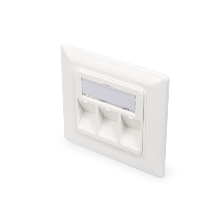 Digitus DN-93821 RJ-45 Wall Outlet White