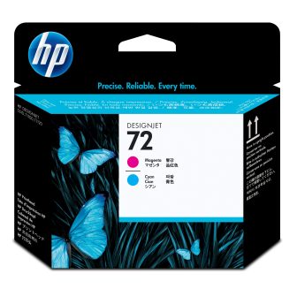 Cabeça de impressão HP 72 magenta e ciano