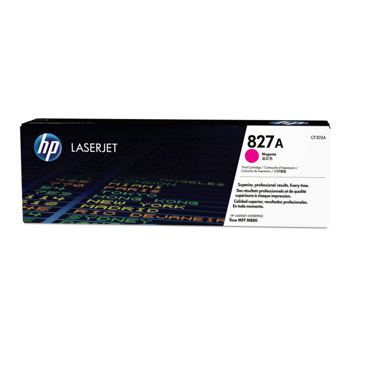 HP Original LaserJet 827A Magenta Toner Cartridge