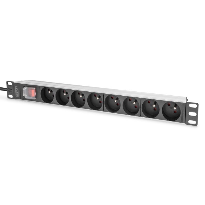 Digitus DN-95402-1-FR Power Distribution Unit (PDU) 8 AC Outlets 1U