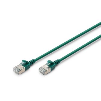 DIGITUS Slim RJ45-RJ45 Patch Cable, Cat. 6A, F/FTP, AWG 32/7, LSOH, 1…