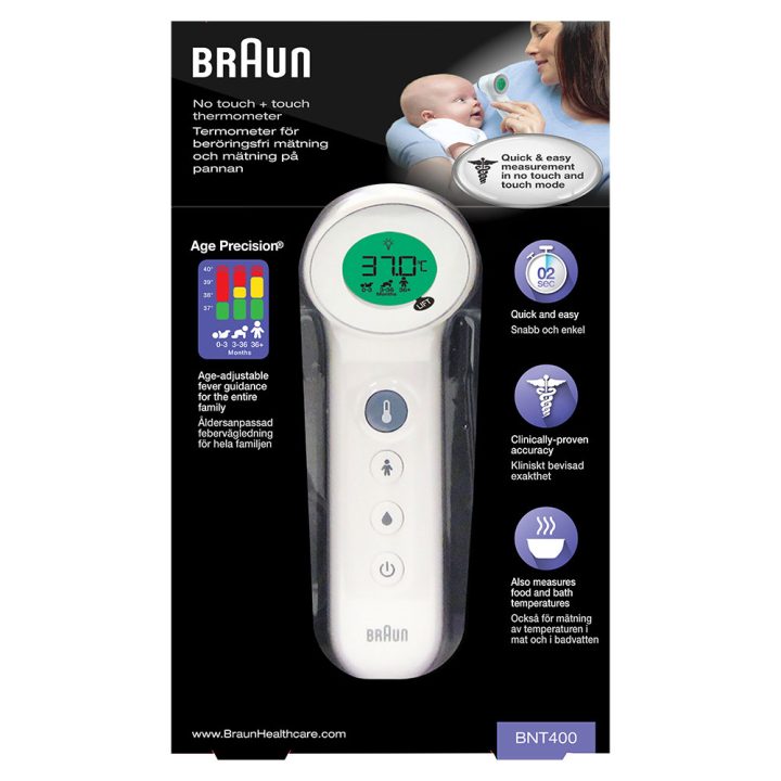 Braun BNT400 Non-Contact Forehead Thermometer White