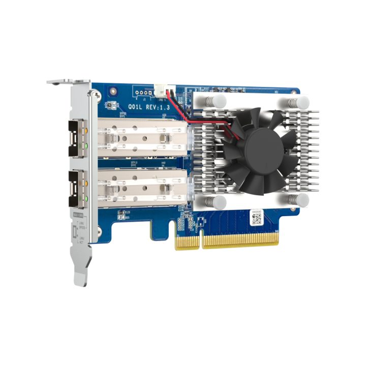 QNAP Placa de expansão de rede SFP+ de dois portos de 10GbE