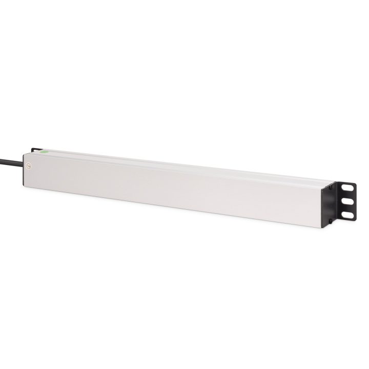DIGITUS PDU Rack 19", 9 Schuko CEE 7/3 Outlets (45°), 2m Cable, IEC…