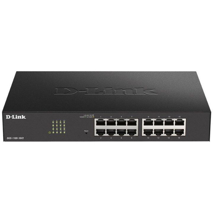D-Link DGS-1100-16V2 switch Gestionado L2 Gigabit Ethernet…
