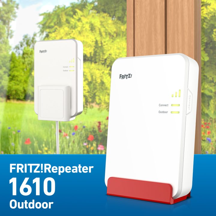 Repeater FRITZ! 1610 Outdoor Repetidor de red 3000 Mbit/s Blanco