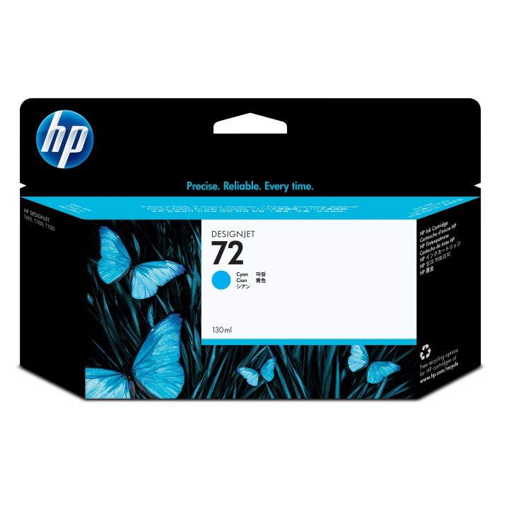 HP Cartucho de tinta DesignJet 72 ciano de 130 ml
