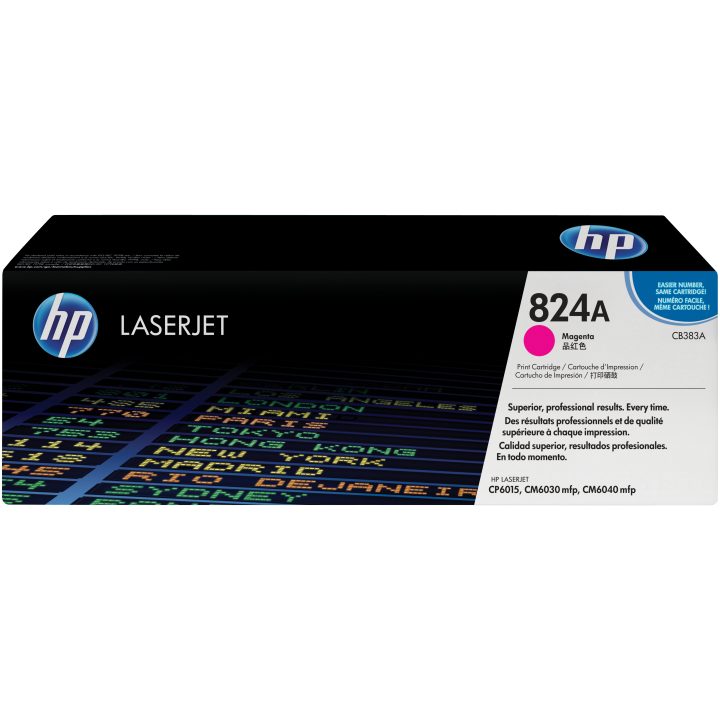HP Cartucho de tóner original LaserJet 824A magenta