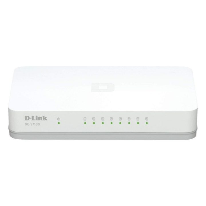 D-Link GO-SW-8G/E switch não gerido Gigabit Ethernet (10/100/1000)…