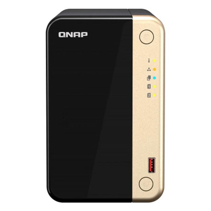 QNAP TS-264 NAS Torre Intel® Celeron® N5095 8 GB 0 TB QNAP QTS Preto…