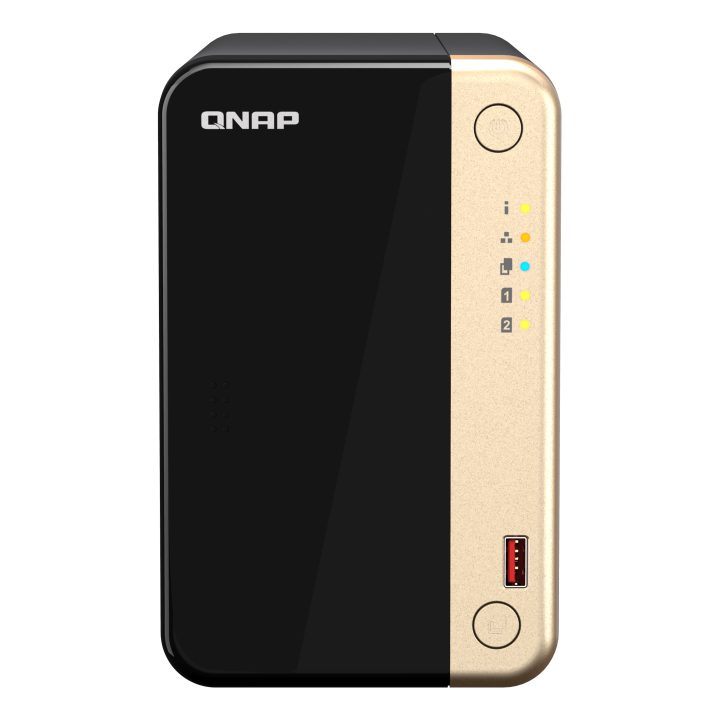 QNAP TS-264 NAS Torre Intel® Celeron® N5095 8 GB 0 TB QNAP QTS Preto…