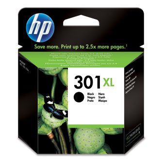 HP Cartucho de tinta original 301XL de alta capacidade preto