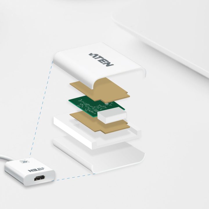 ATEN Adaptador ativo de Mini DisplayPort para HDMI 4K