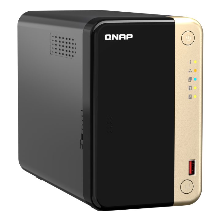QNAP TS-264 NAS Torre Intel® Celeron® N5095 8 GB 0 TB QNAP QTS Preto…