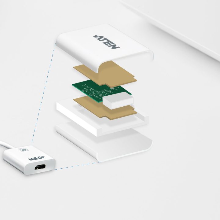 ATEN Adaptador ativo de DisplayPort para HDMI 4K