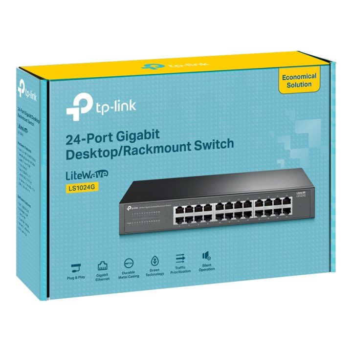 TP-Link LS1024G switch No administrado Gigabit Ethernet (10/100/1000)…