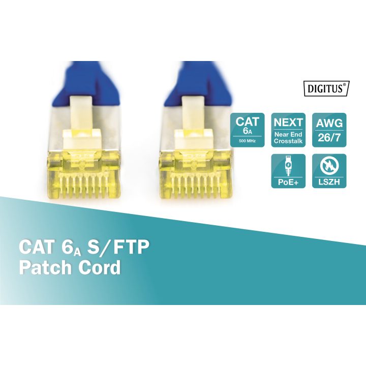 Digitus DK-1644-A-0025/B Blue Network Cable 0.25 m Cat6a S/FTP (S-STP)