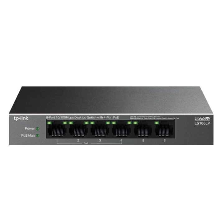 TP-Link LiteWave LS106LP switch não gerido Fast Ethernet (10/100)…