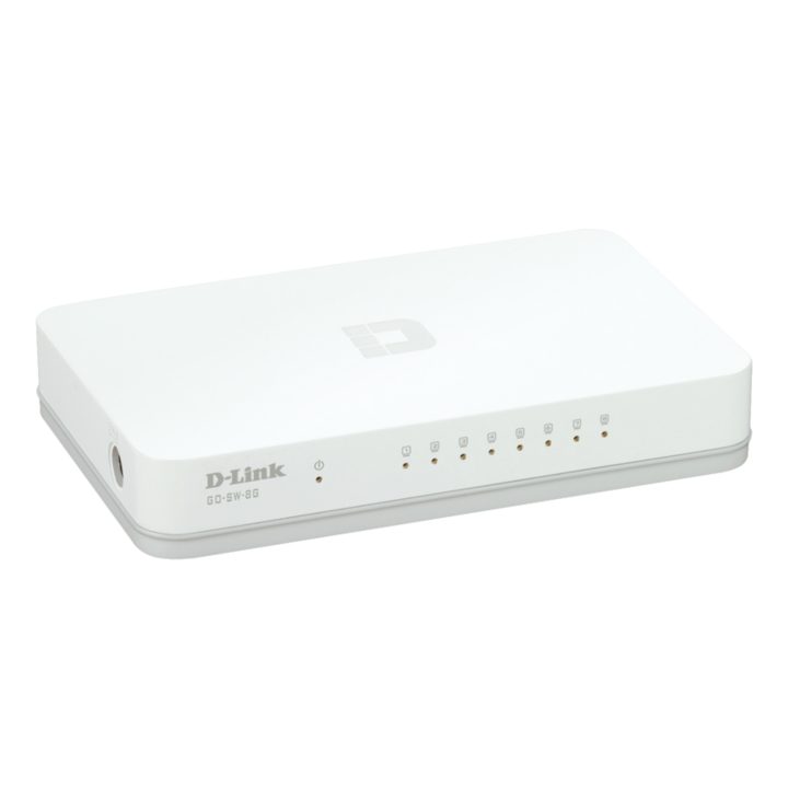 D-Link GO-SW-8G/E Unmanaged Switch Gigabit Ethernet (10/100/1000)…