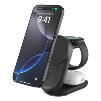 Base de carga Belkin WIZ037KQ ultracharge negro magnetico plegable…