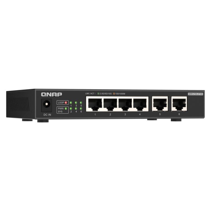 QNAP QSW-2104-2T-R2 switch No administrado 10G Ethernet…