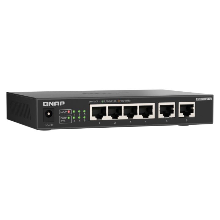 QNAP QSW-2104-2T-R2 switch No administrado 10G Ethernet…