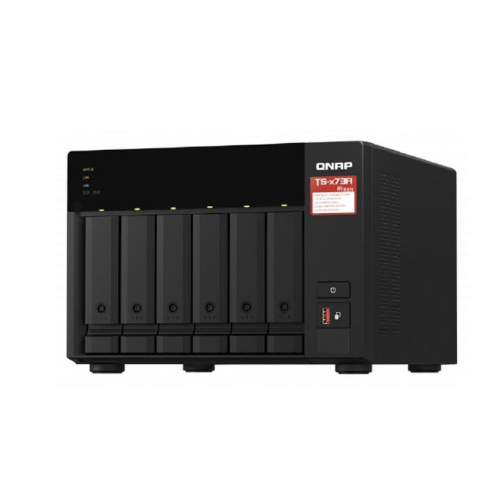 QNAP TS-673A NAS Tower Ryzen Embedded V1500B 8 GB DDR4 0 TB QNAP…