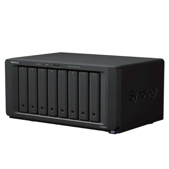 Servidor NAS Synology DS1823XS+ 8GB 8 baias RAID Ethernet Gigabit