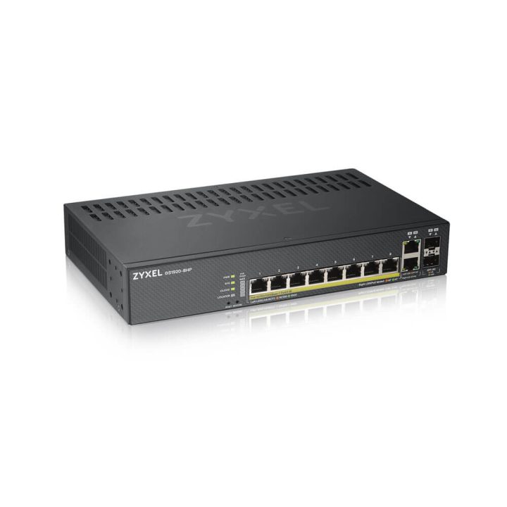 Zyxel GS1920-8HPV2 Managed Gigabit Ethernet (10/100/1000) Power over…